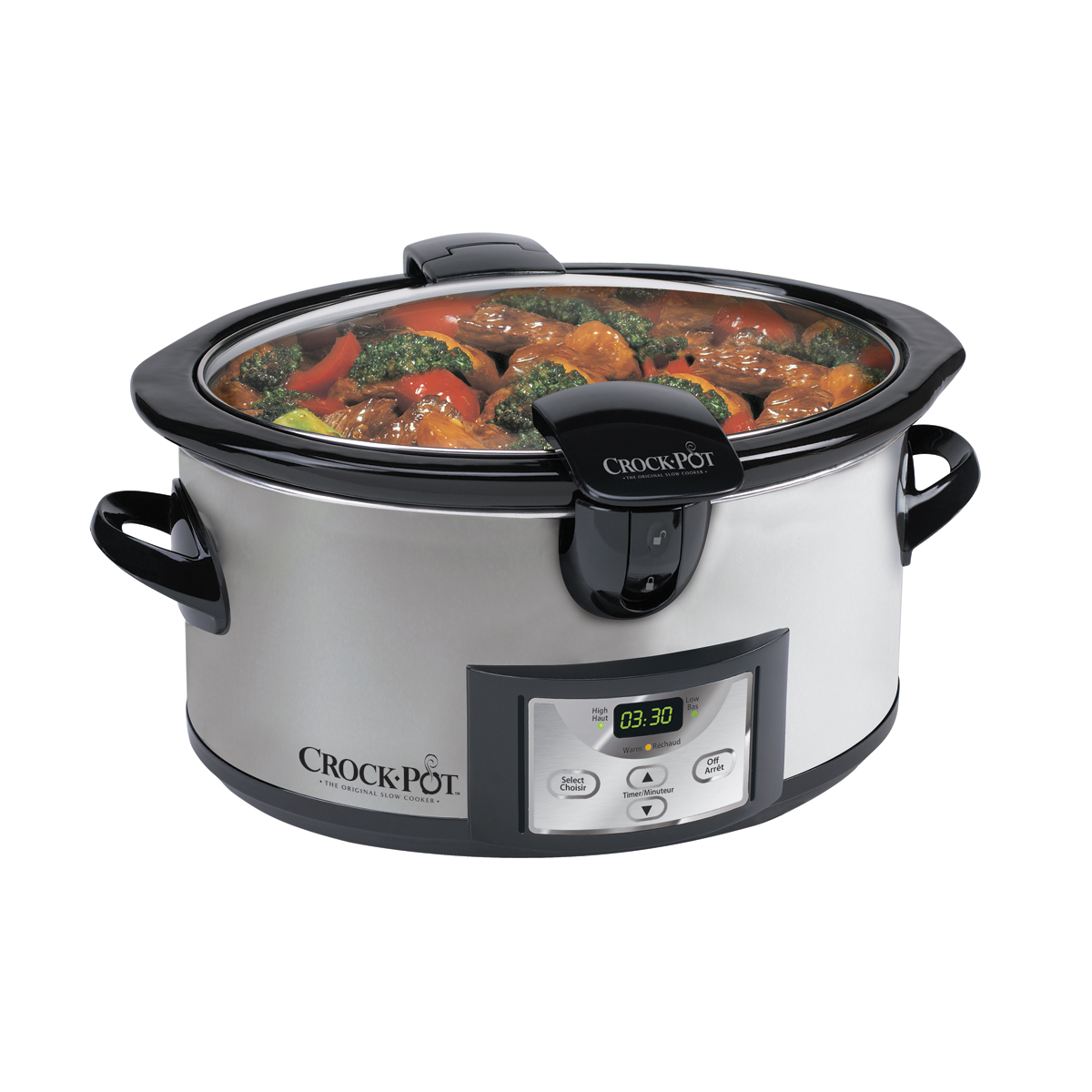 Crock Pot® 65qt Oval Programmable Slow Cooker With Istir™ Stirring System Stainless 