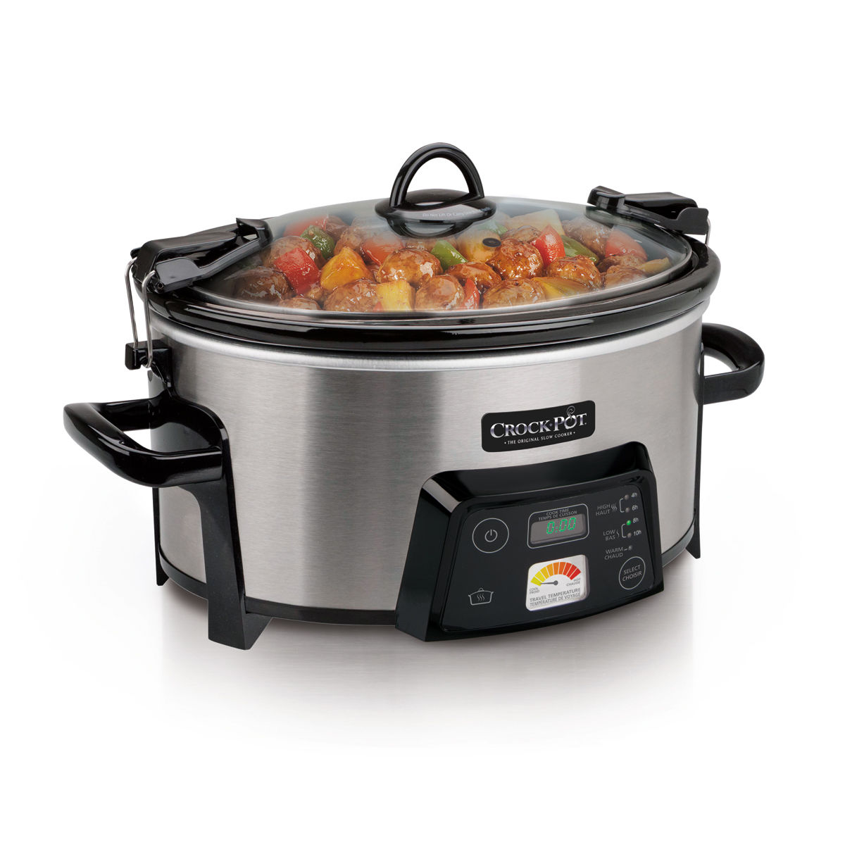 Crock-Pot® Cook & Carry™ 6Qt. Oval Programmable Slow Cooker with Heat ...